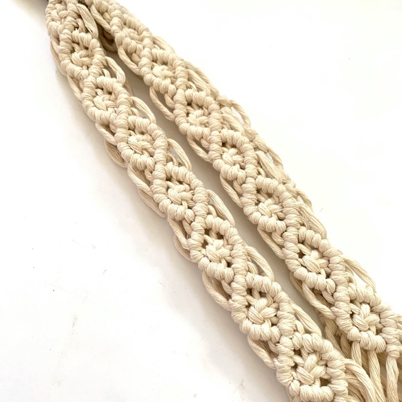 Hand Crafted Boho Macrame Plant Hanger - Picture 8 of 9